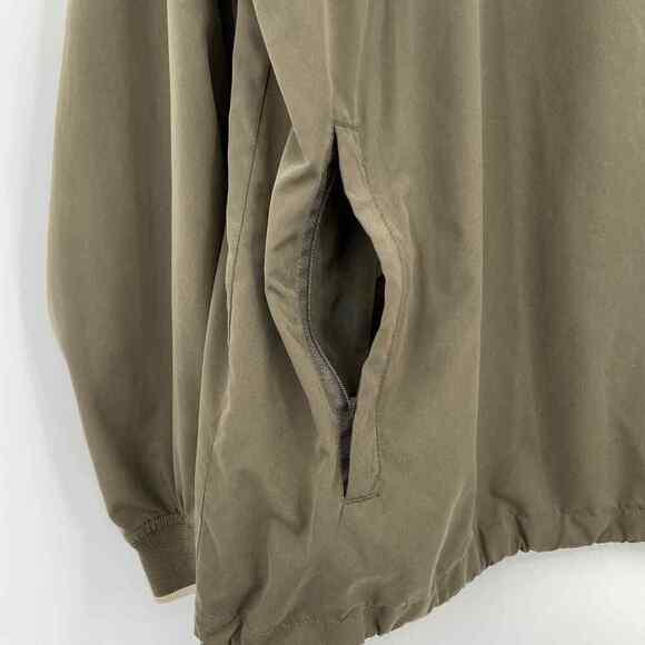 Cabela’s Women's Windcrest Jacket Size L Army Olive Green Pullover Lined - Picture 6 of 13
